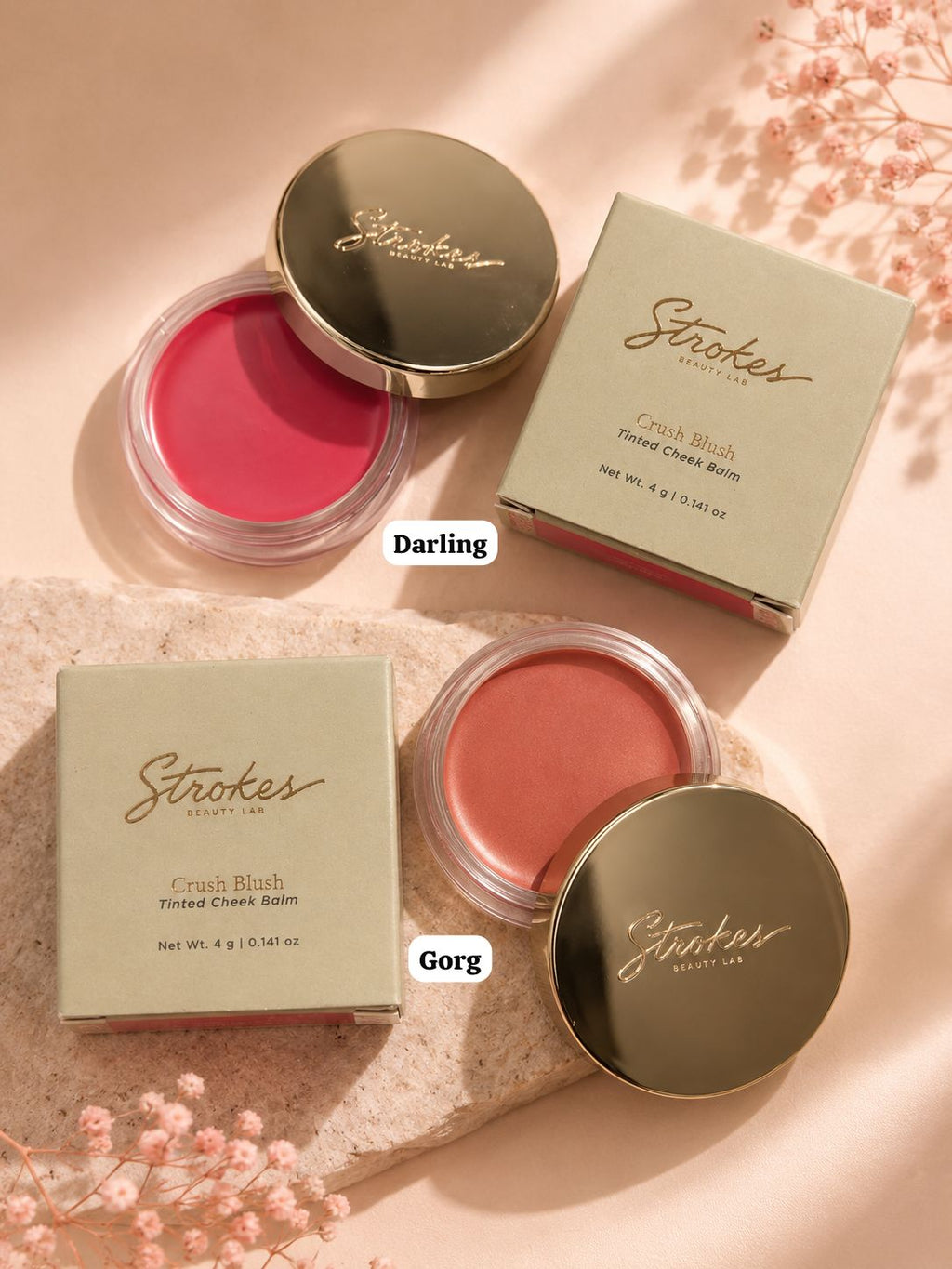 STROKES BEAUTY LAB CRUSH BLUSH TINTED CHEEK BLUSH BALM 4g