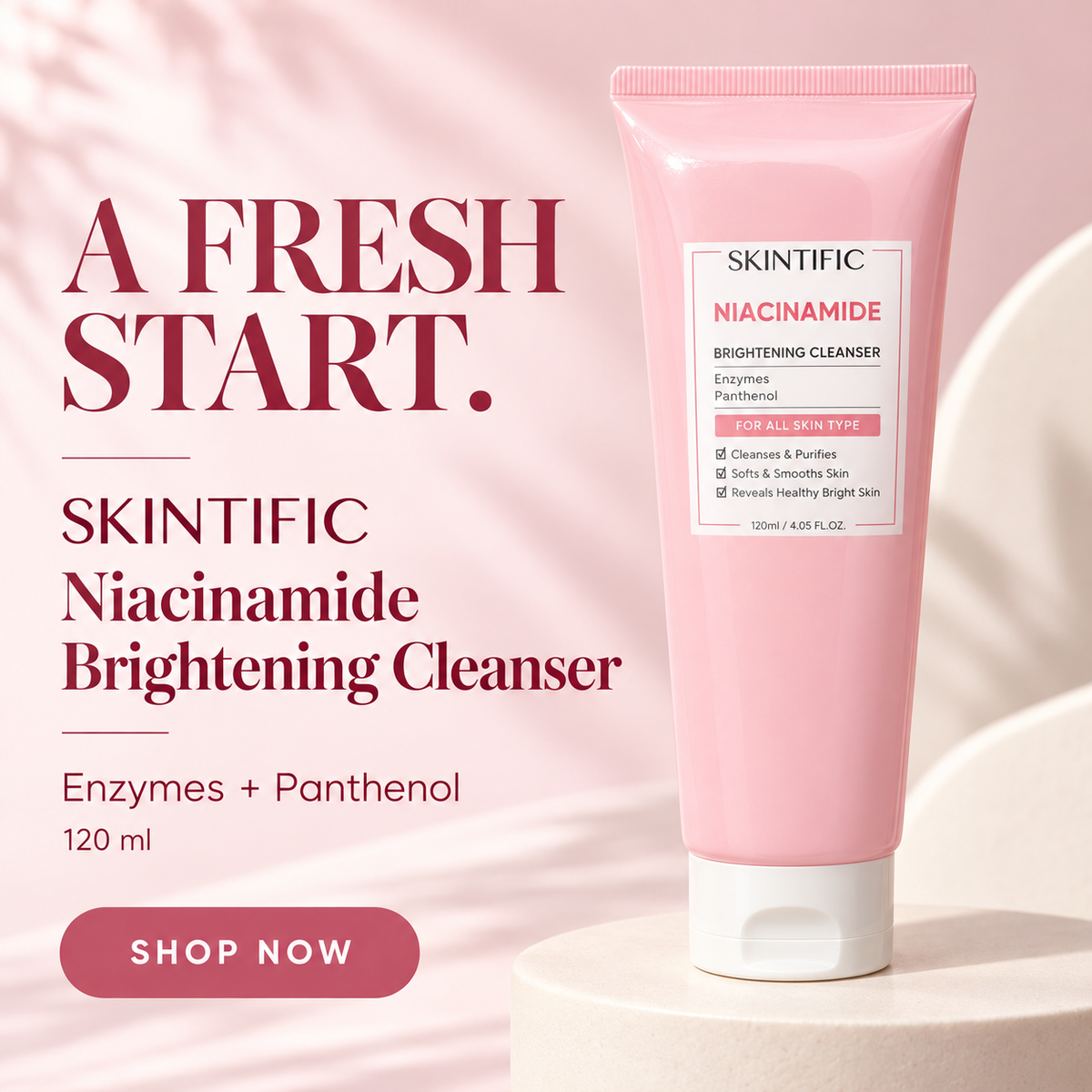 Niacinamide Brightening Cleanser Face Wash