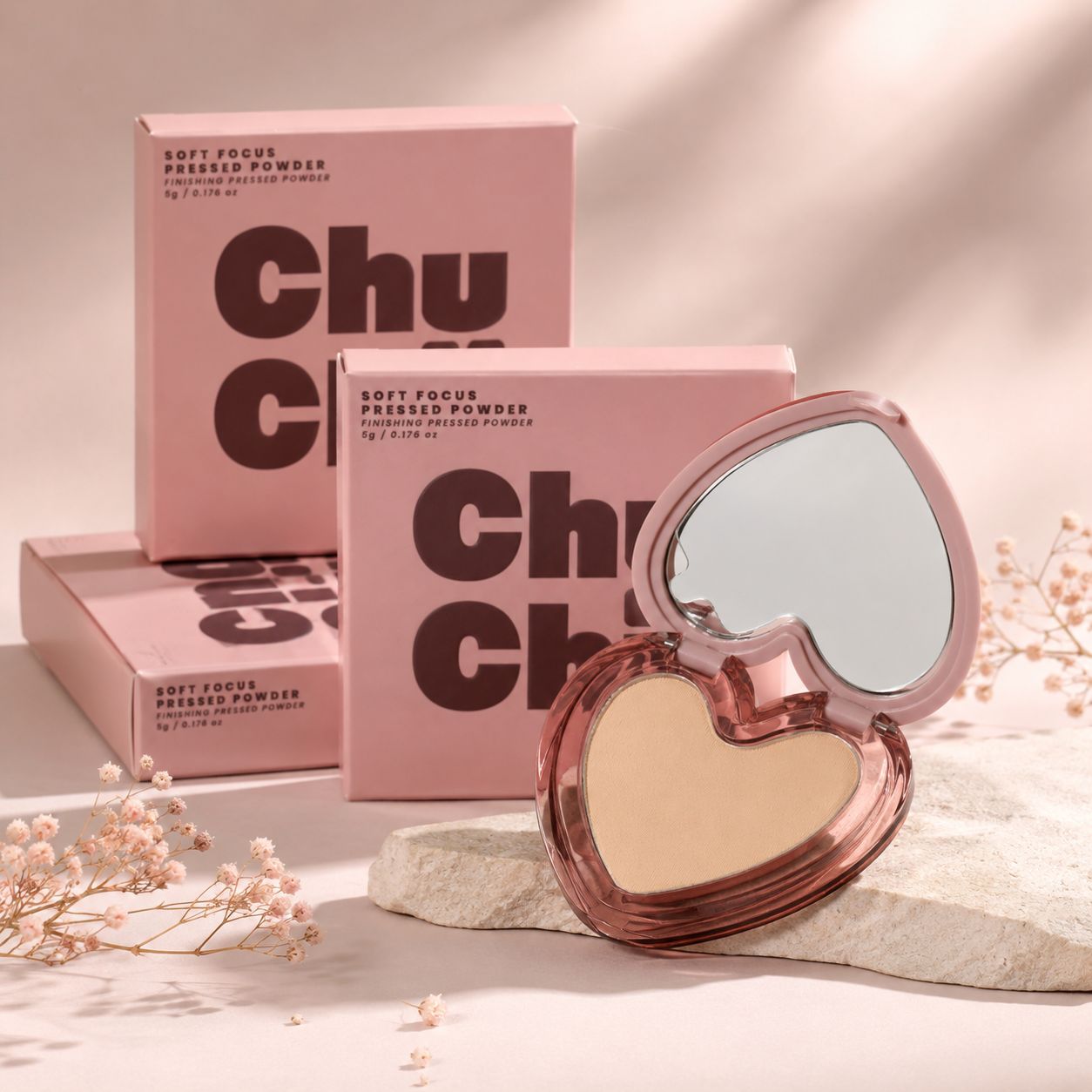 Chuchu beauty soft focus pressed powder