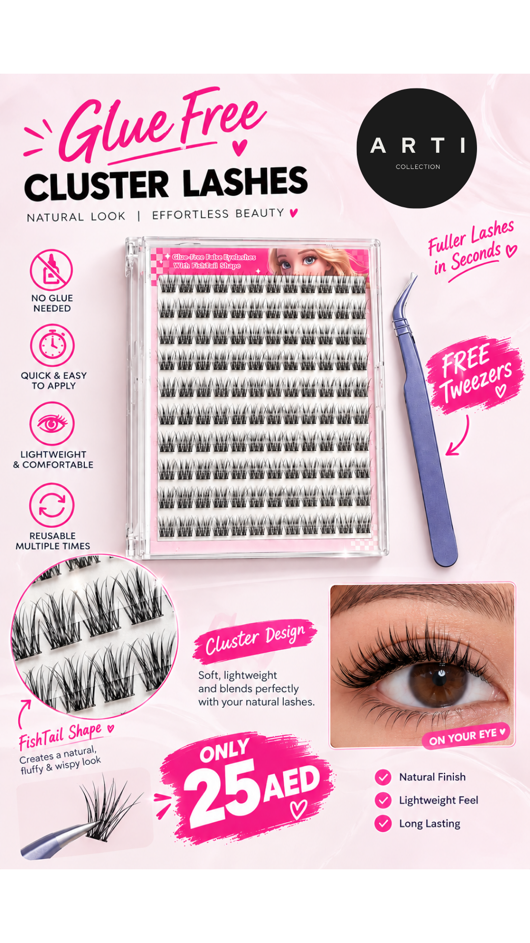 Glue Free Cluster Lashes