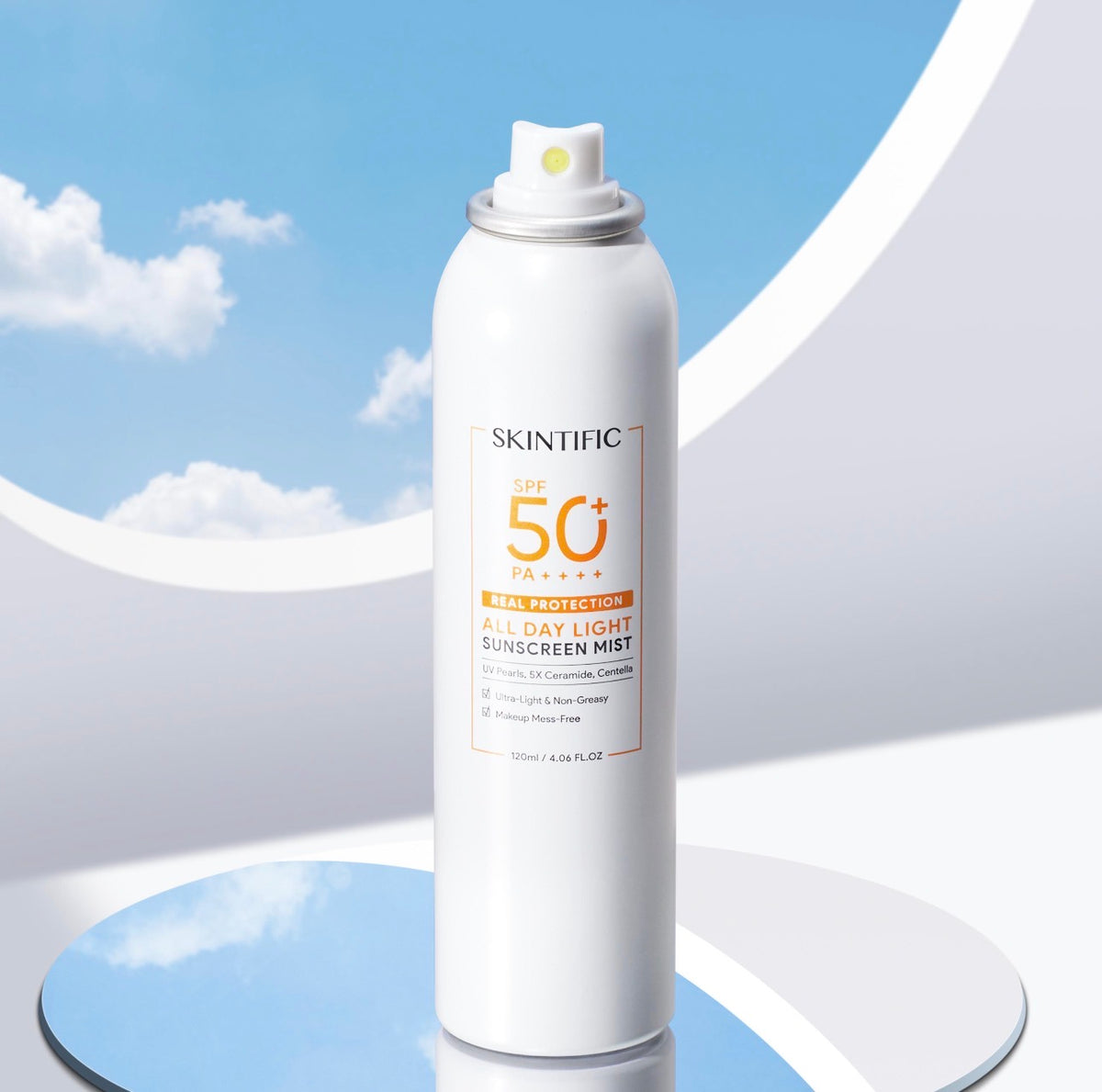 Skintific All Day Light Sunscreen Mist SPF 50 • PA++++