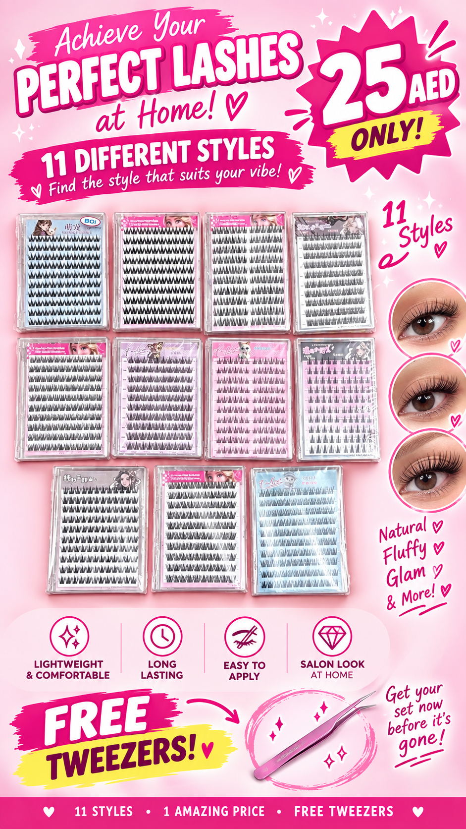 Glue Free Cluster Lashes
