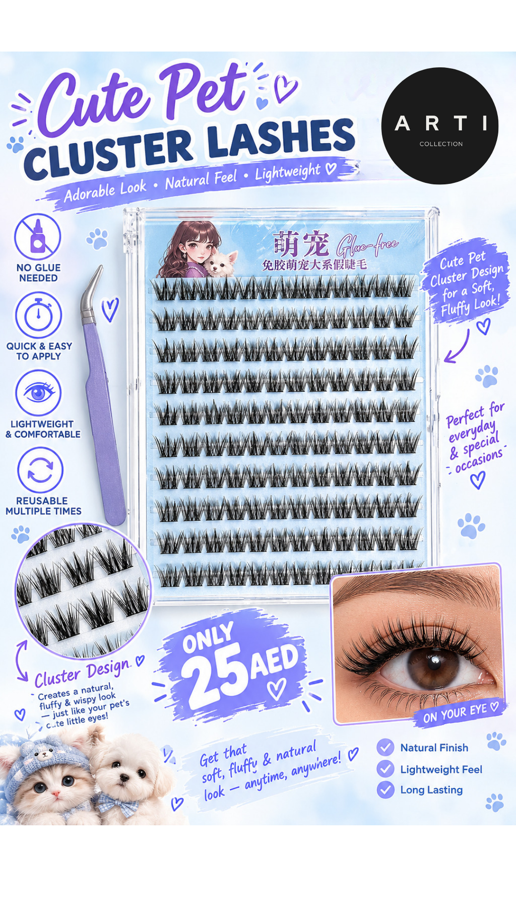 Glue Free Cluster Lashes