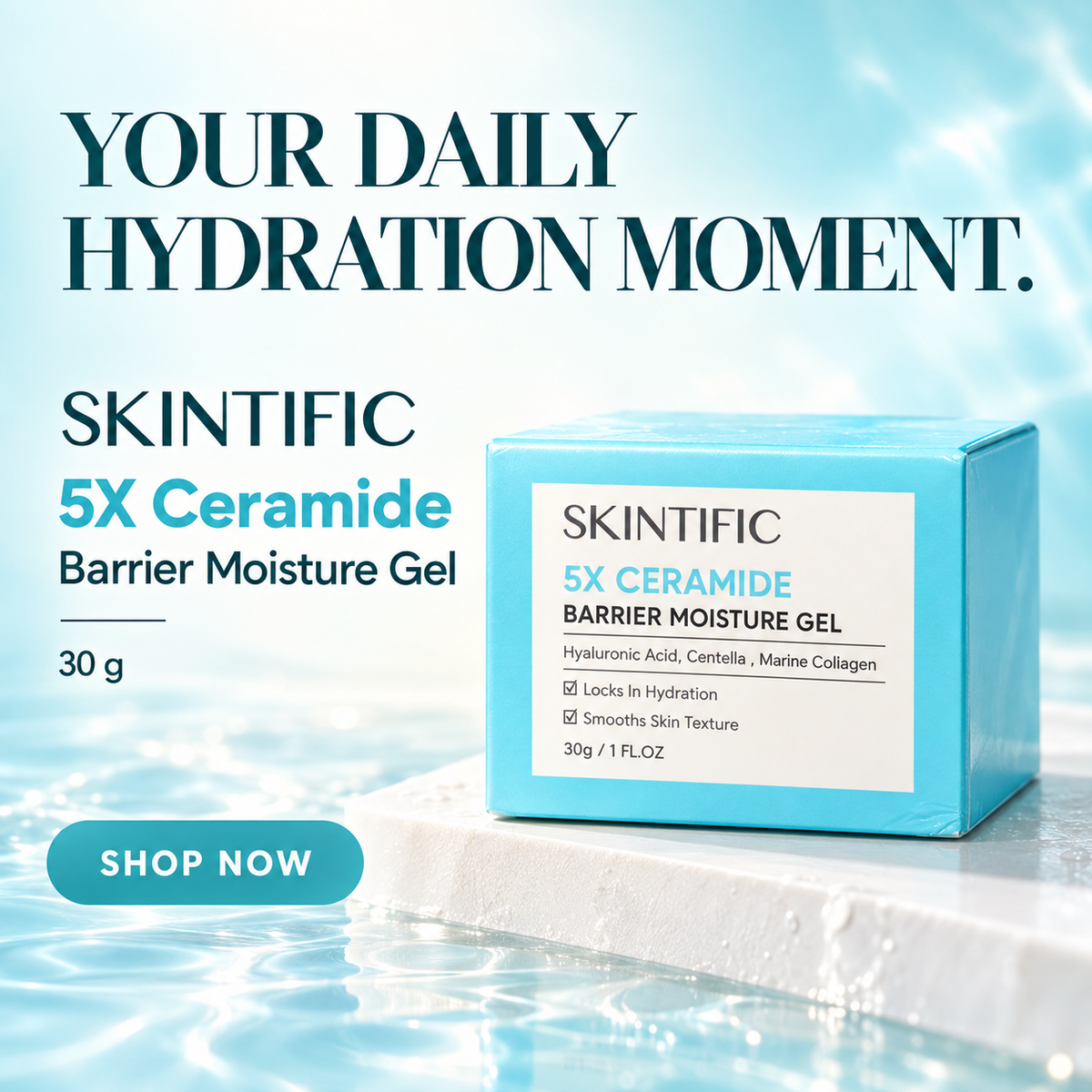SKINTIFIC 5X Ceramide Barrier Moisture Gel