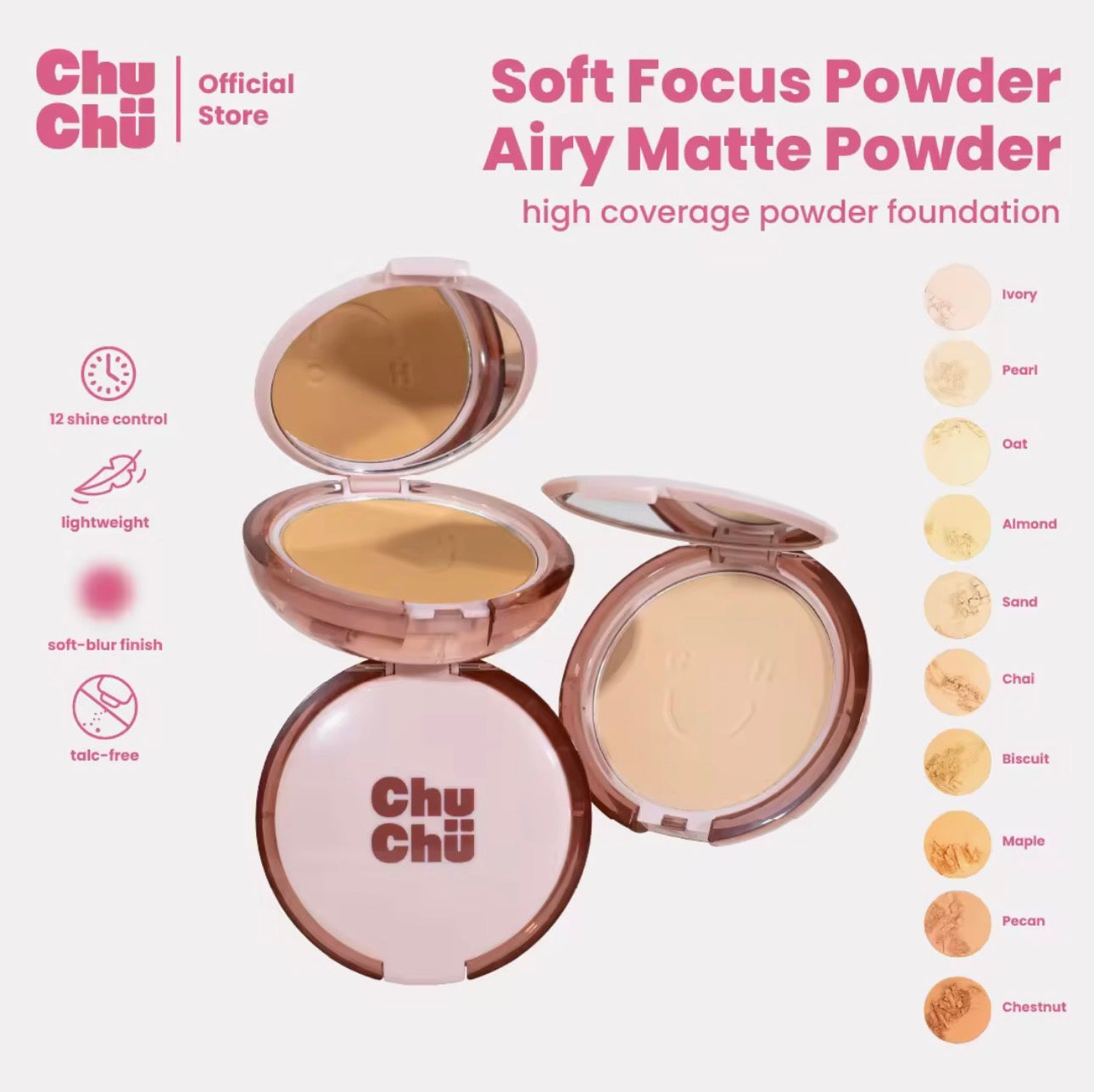 SOFT FOCUS AIRY MATTE POWDER FOUNDATION 7.5G