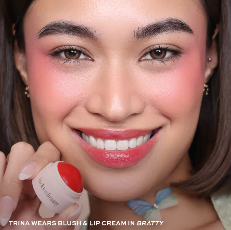 Lucky Beauty Mini Blush & Lip Cream 5.5 G