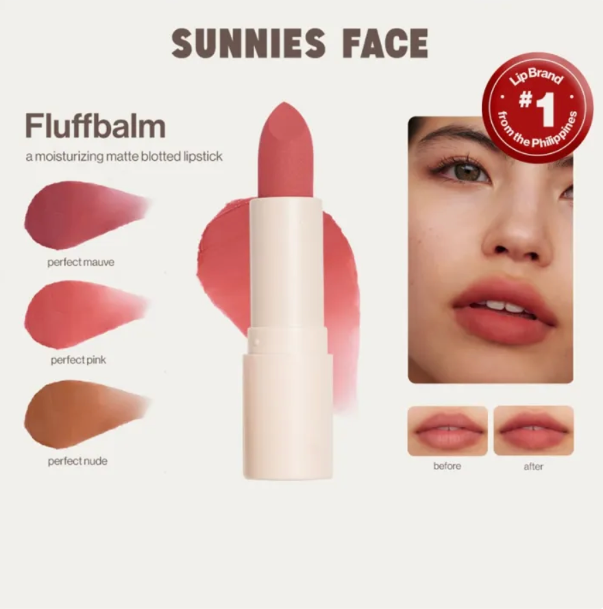 Sunnies Face Fluffbalm [Moisturizing Matte Blotted Lipstick]