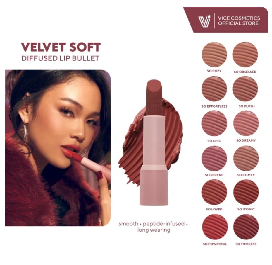 VICE CO. Perfect Kizz Velvet Soft Diffused Lip Bullet