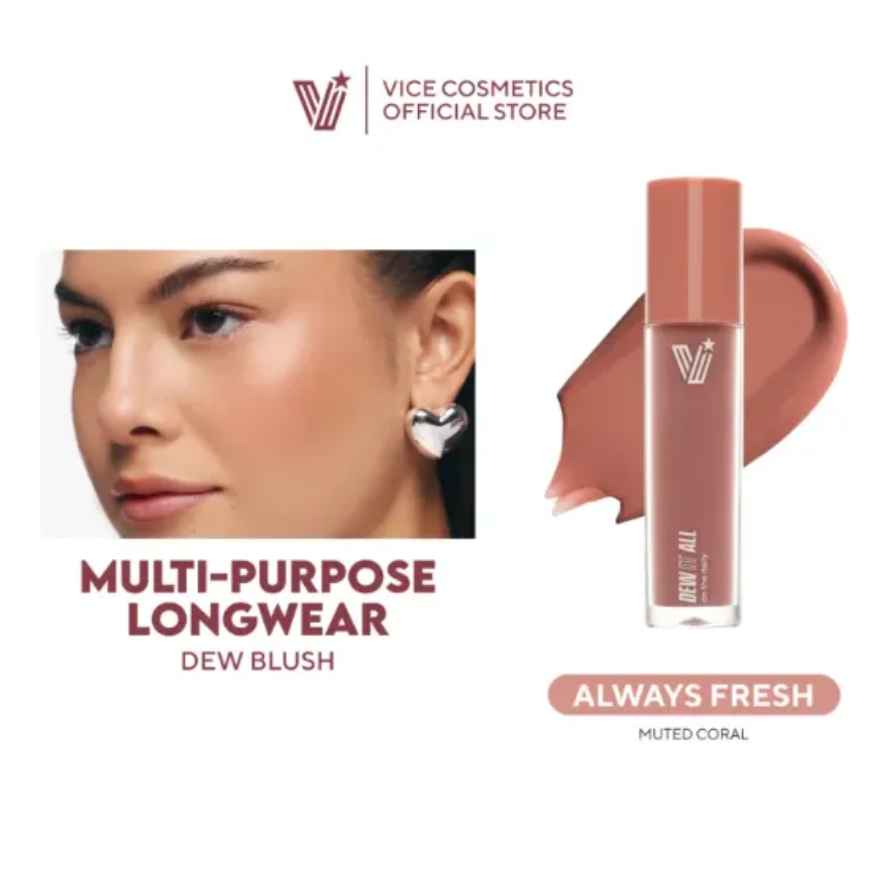 Vice Cosmetics Dew It All Liquid Blush