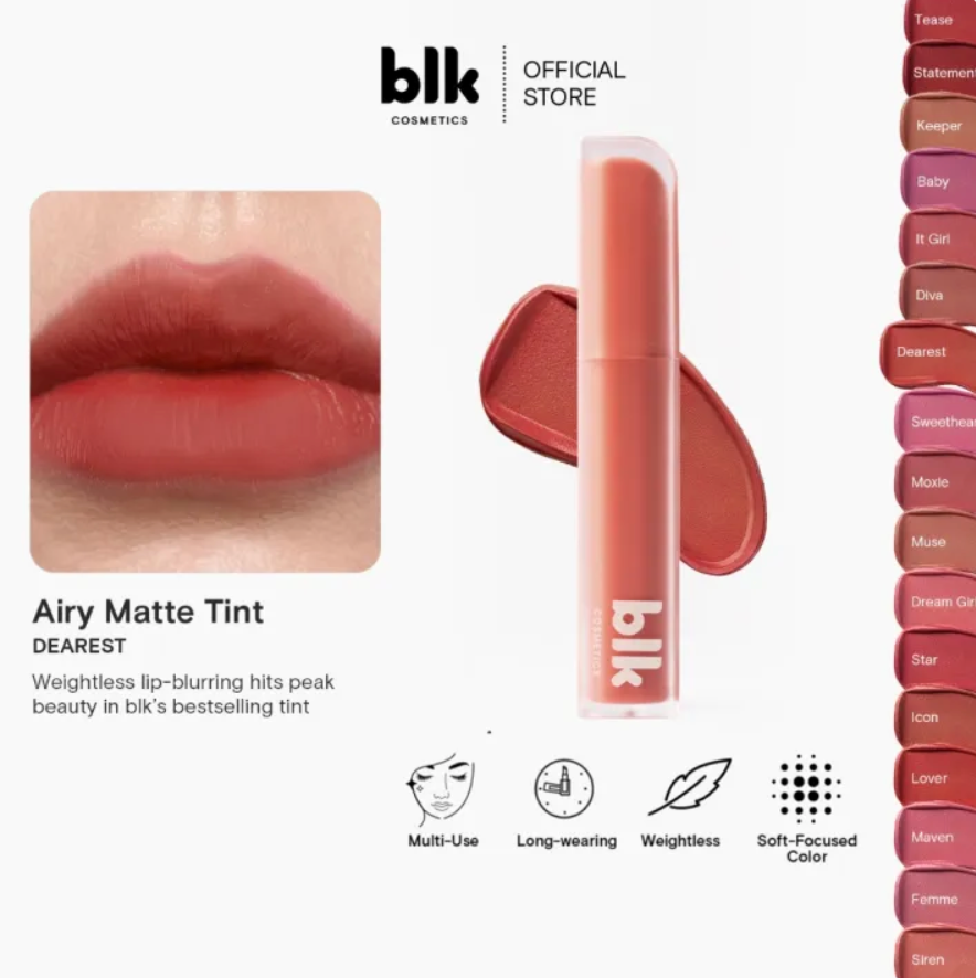 blk cosmetics daydream airy matte tint
