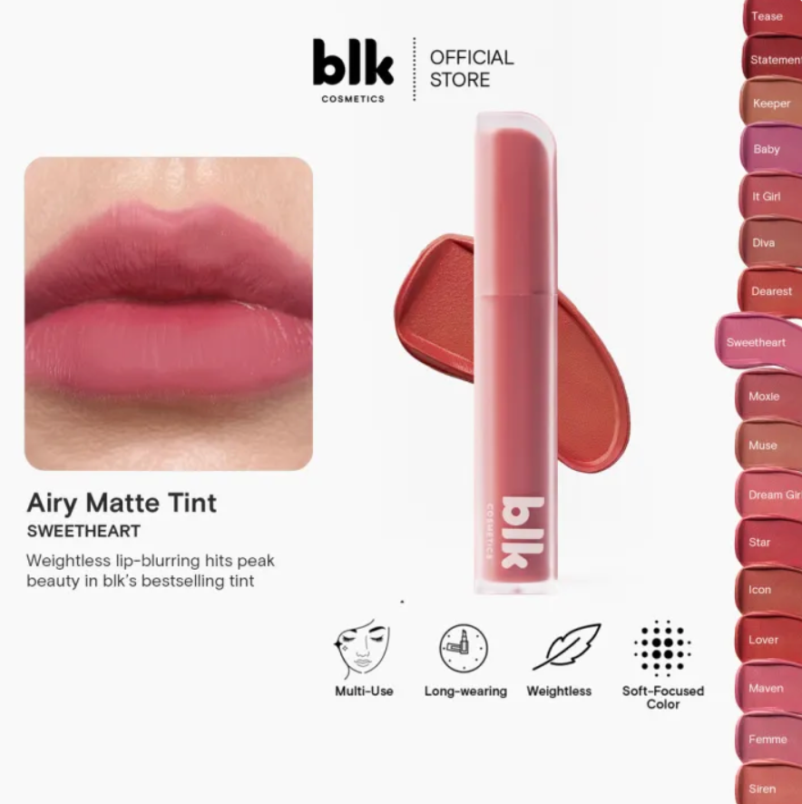 blk cosmetics daydream airy matte tint