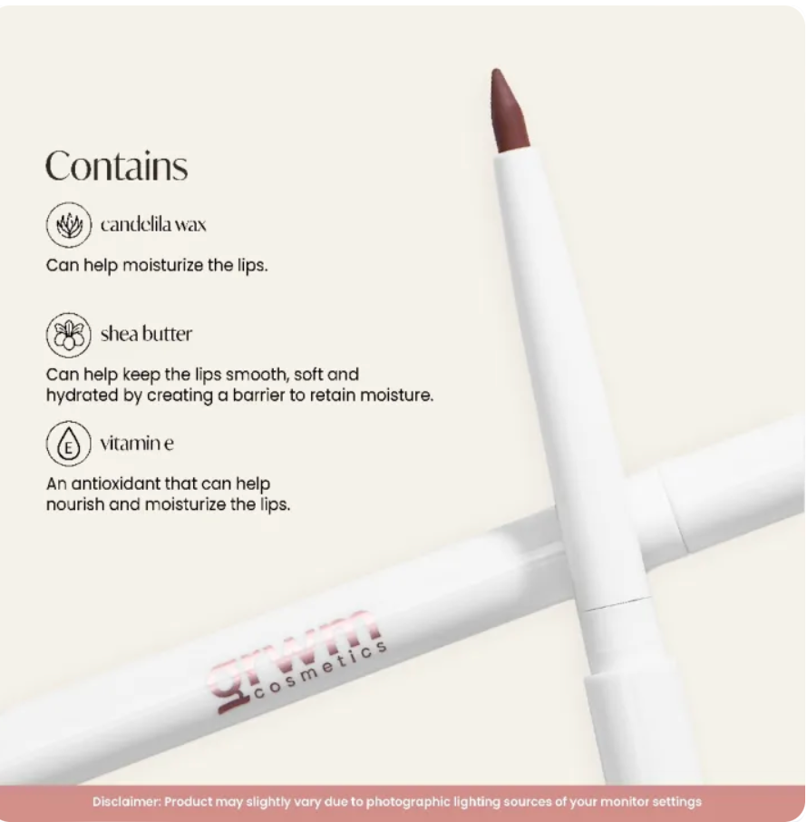 GRWM Cosmetics Lip Contour - Retractable Gel Lip Liner