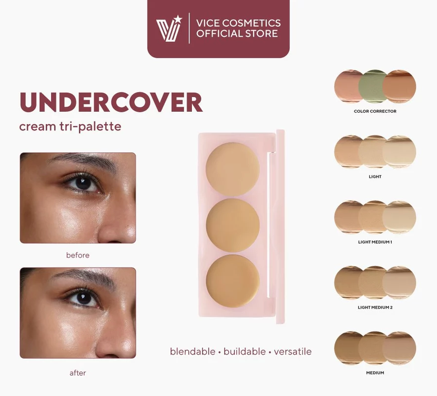 VICE CO. 4D Undercover Cream Tri-Palette
