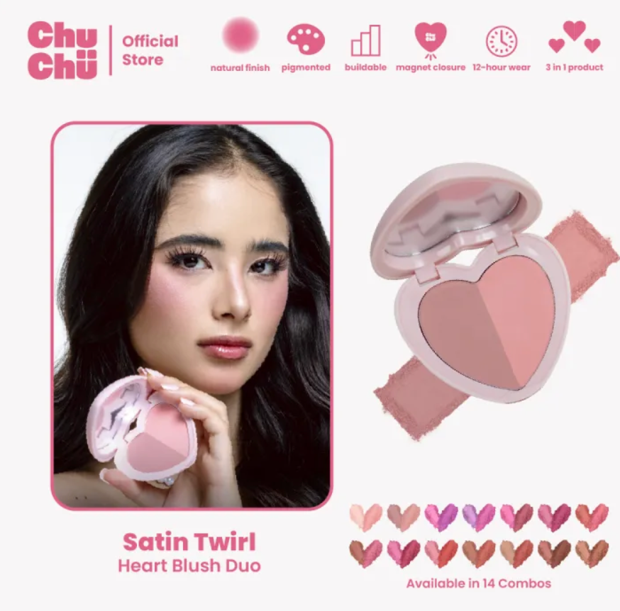 CHUCHU BEAUTY HEART DUO BLUSH